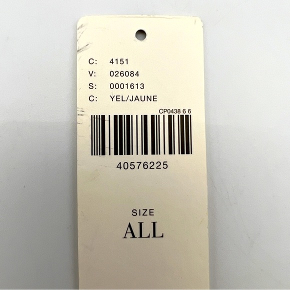 CLARE V Star Pattern Flat Clutch Pouch - Mustard Yellow - Picture 11 of 11